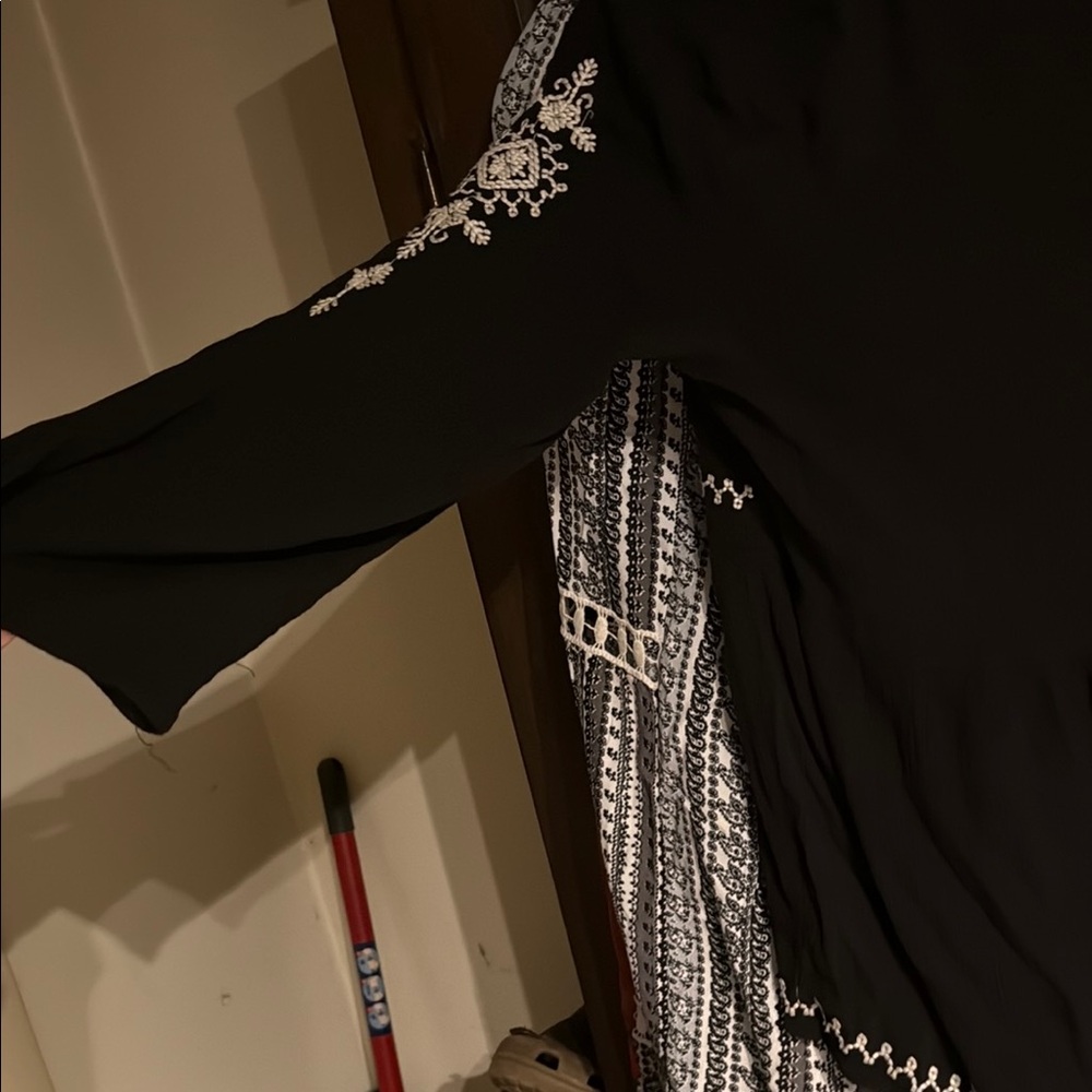 Maurices Black Tunic with Silver Embellishments - Picture 4 of 4